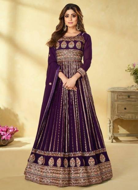 AASHIRWAD SAARANG Heavy Wedding Wear Long Anarkali Salwar Suit Collection